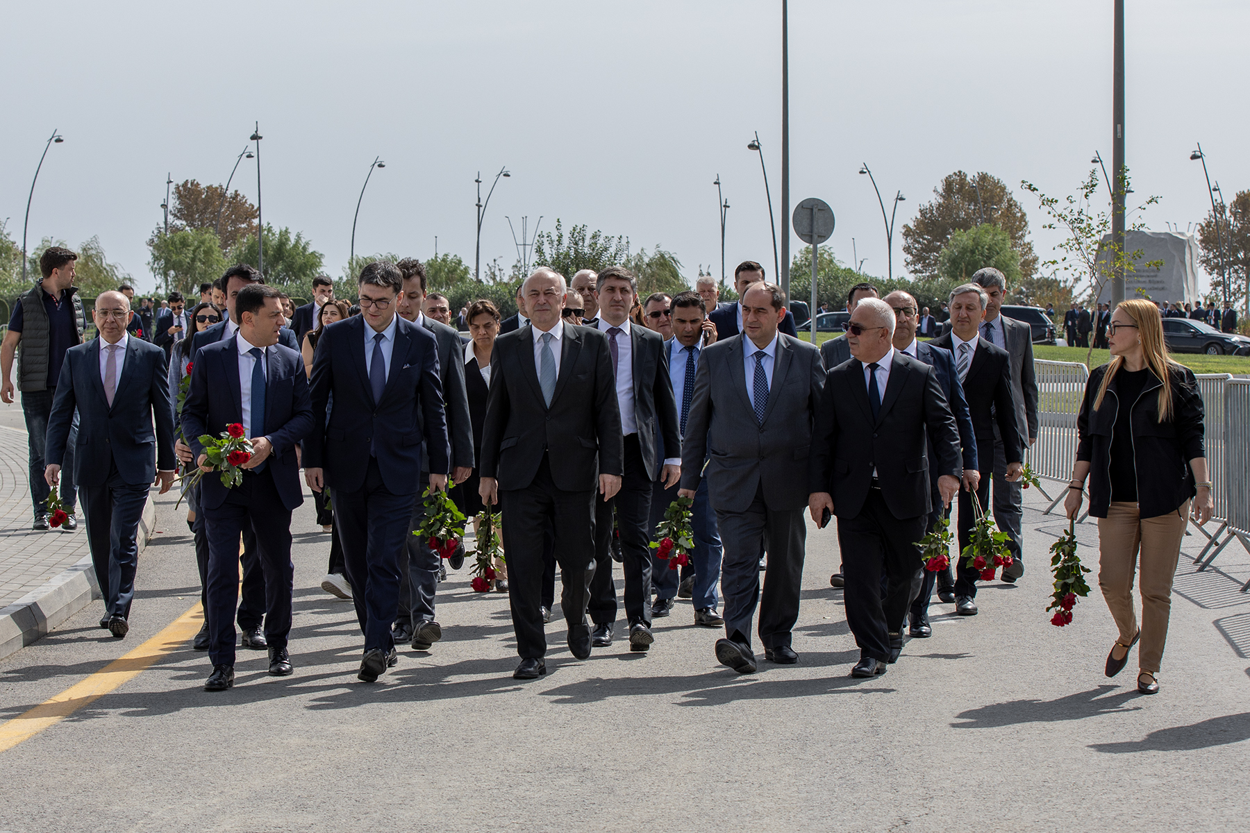 Zəfər Parkında şəhidlərimizin xatirəsi yad edilib