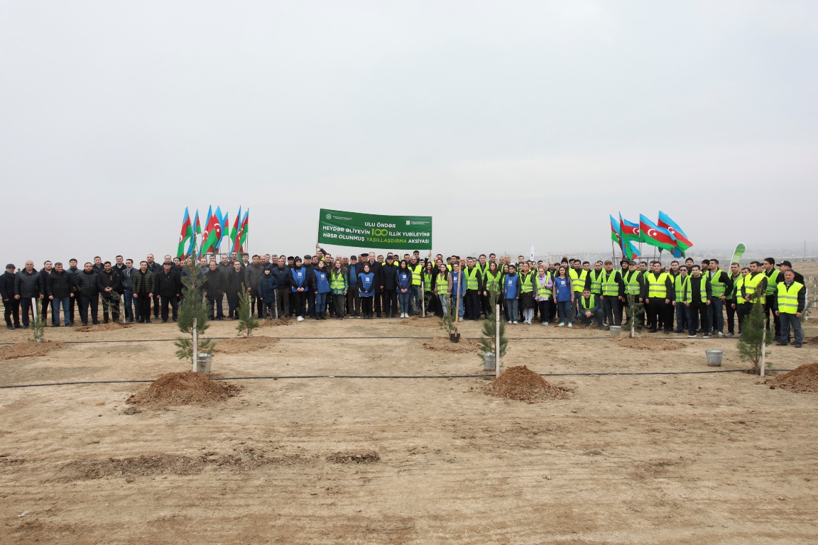  Tree planting action was held within “Year of Heydar Aliyev”