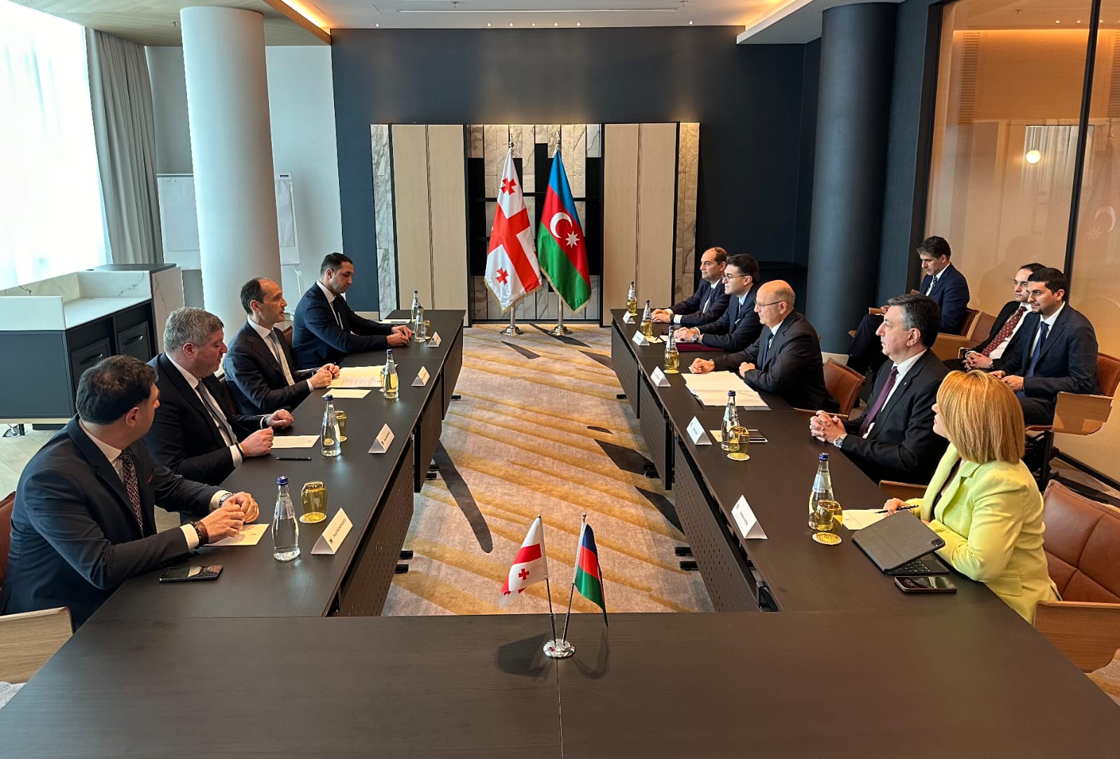 Minister of Energy of Azerbaijan met with the Deputy Prime Minister of Georgia, the Minister of Economy and Sustainable Development Levan Davitashvili