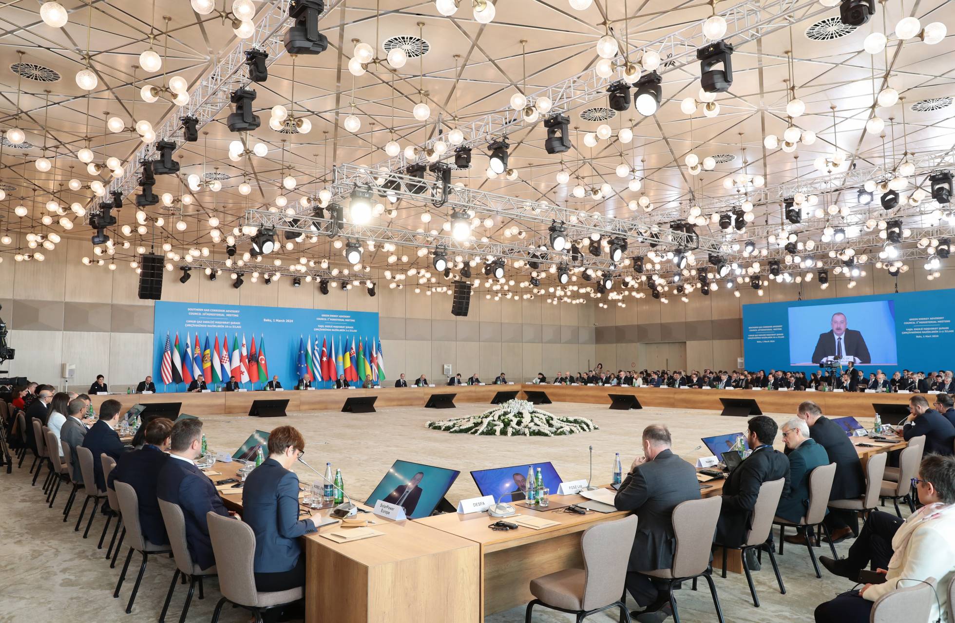 10th Southern Gas Corridor Advisory Council Ministerial Meeting and 2nd Green Energy Advisory Council Ministerial Meeting was held in Baku