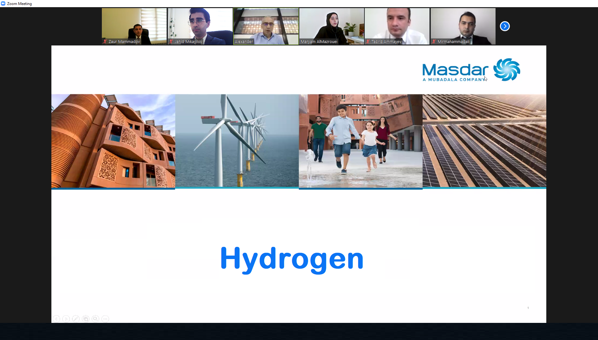 Energetika Nazirliyi və Masdar şirkəti hidrogen istehsalı üzrə birgə seminar keçirib