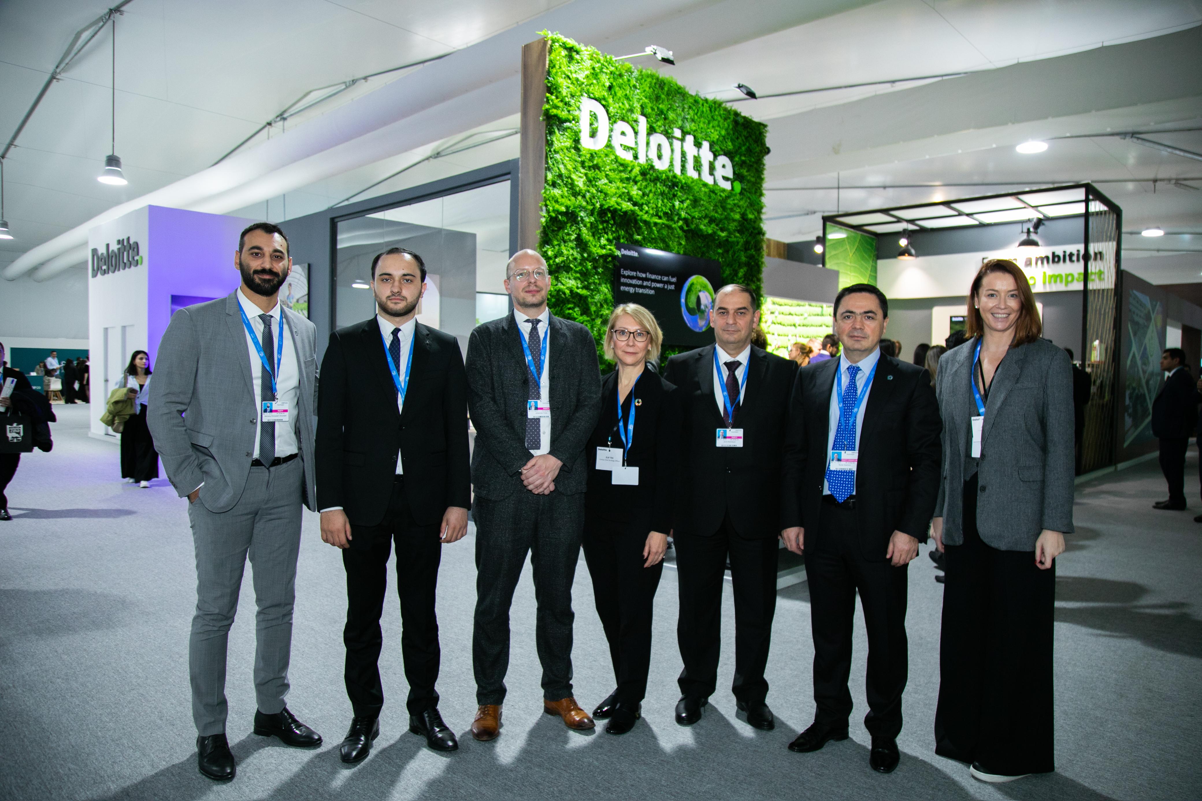 COP29 çərçivəsində Deloitte şirkətinin Azərbaycan üzrə meneceri Nuran Kərimovun rəhbərlik etdiyi nümayəndə heyəti ilə görüş keçirilib