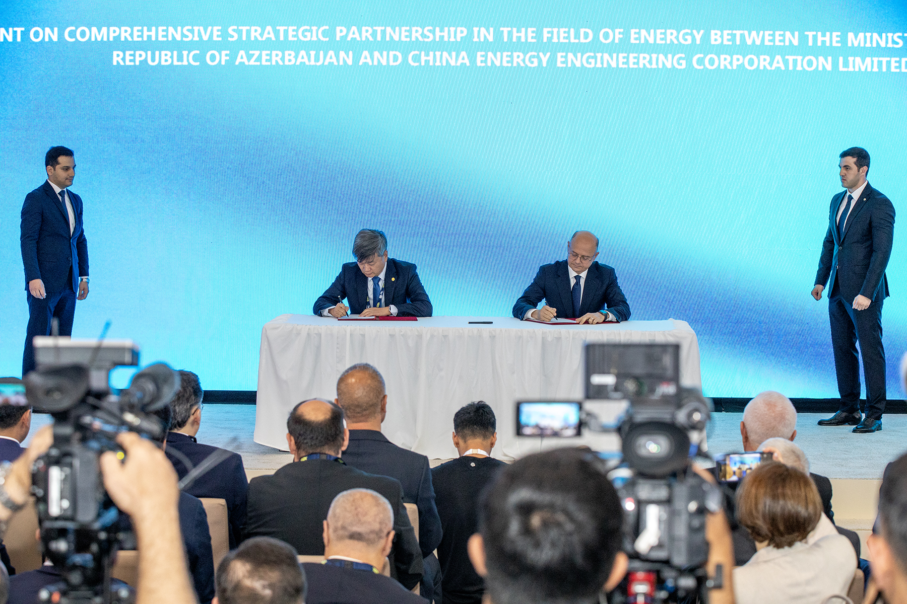 Çin şirkəti ilə enerji sahəsində strateji tərəfdaşlıq Sazişi imzalanıb