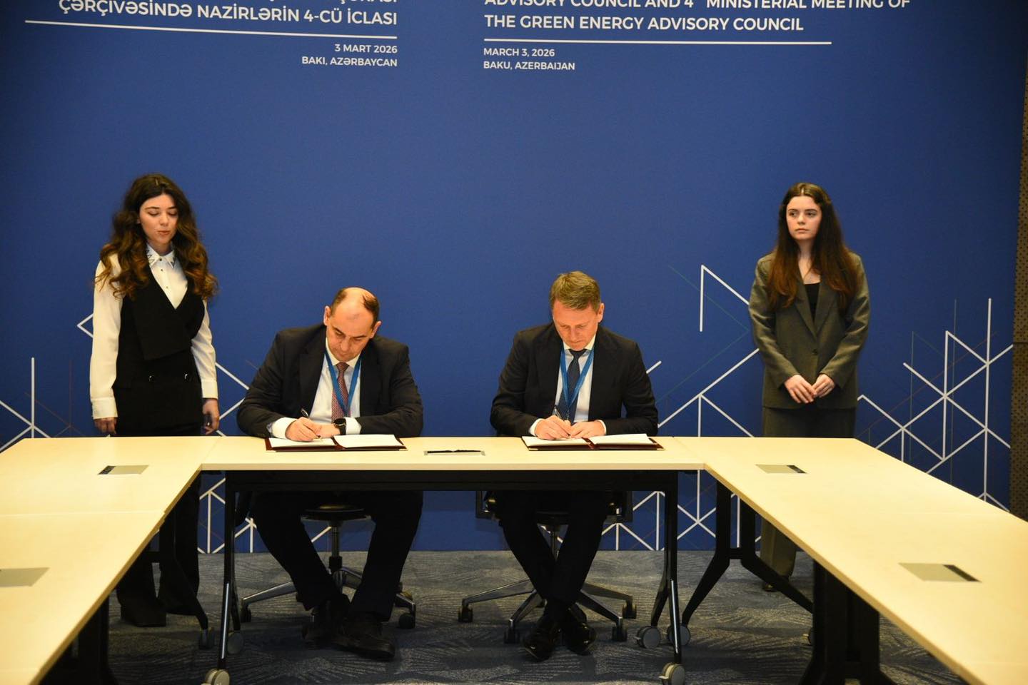 Bərpa Olunan Enerji Mənbələri Dövlət Agentliyi və Xorvatiyanın "Energia Naturalis d.o.o" şirkəti arasında bərpa olunan enerji sahəsində əməkdaşlığa dair Anlaşma Memorandumu imzalanıb