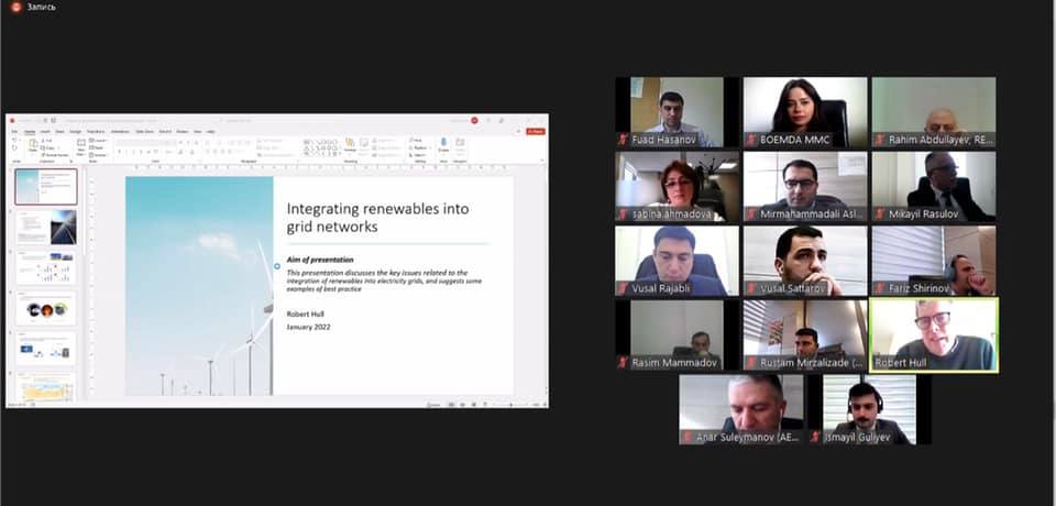 A webinar on "Integration of renewable energy sources into energy networks" was held