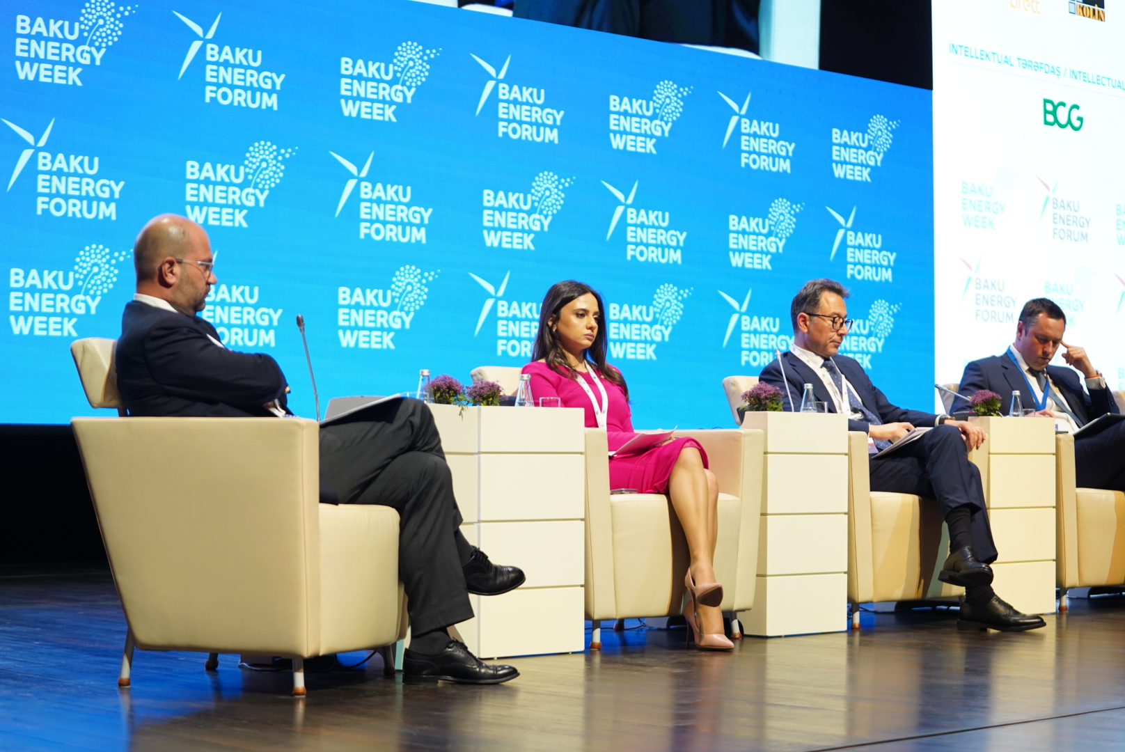 Aygun Zeynalova, Deputy director of AREA gave speech at the 28th Baku Energy Forum