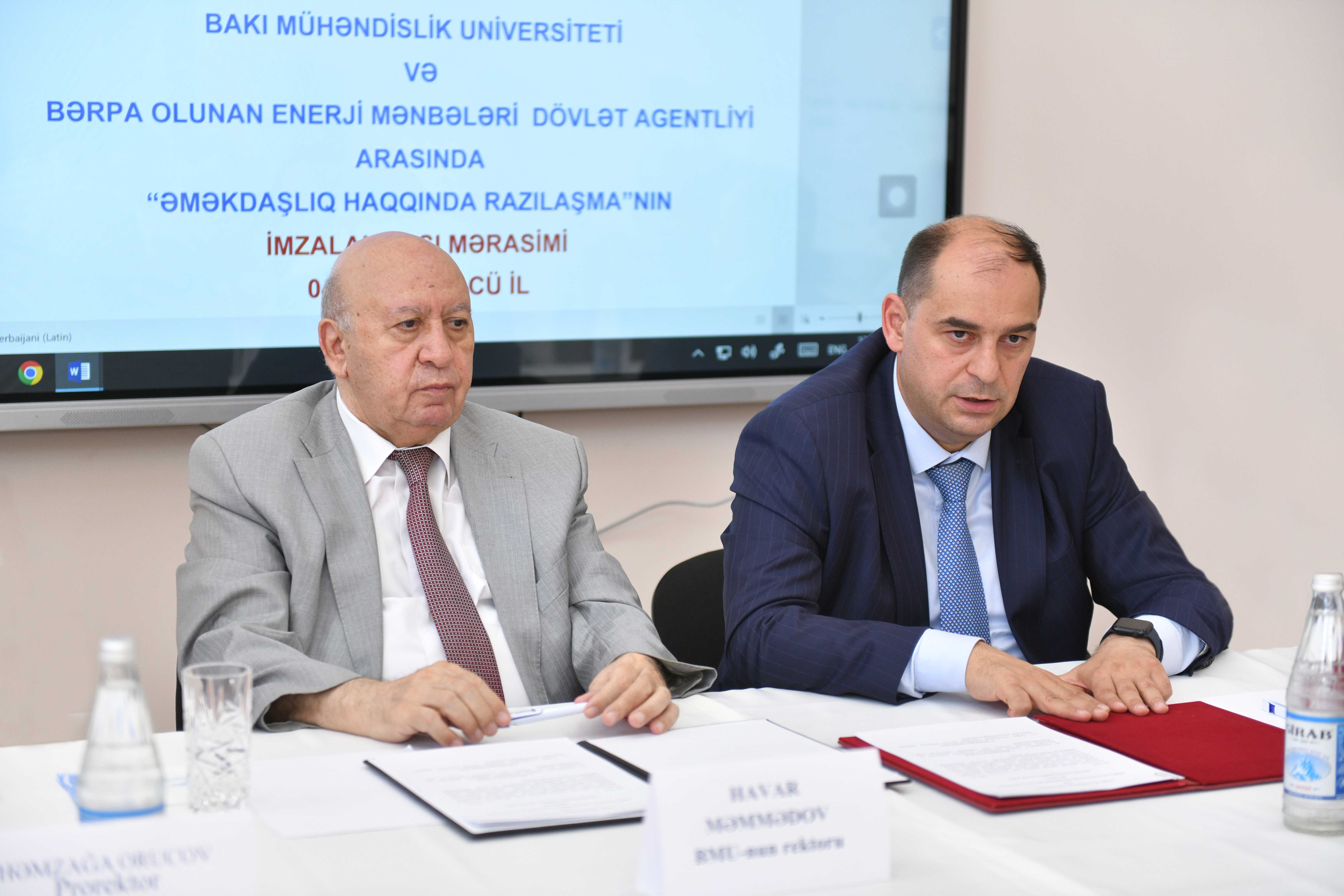 Bakı Mühəndislik Universiteti ilə əməkdaşlıq haqqında razılaşma imzalanıb