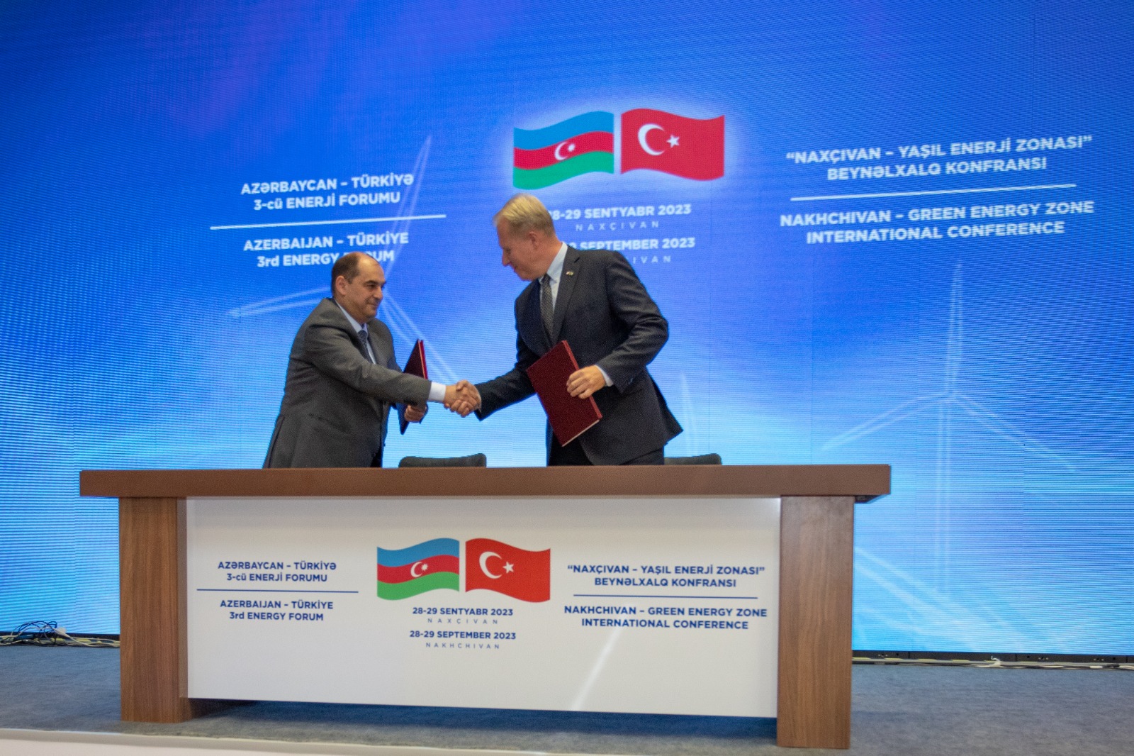 3rd Azerbaijan-Türkiye Energy Forum and Nakhchivan-Green Energy Zone International Conference were held
