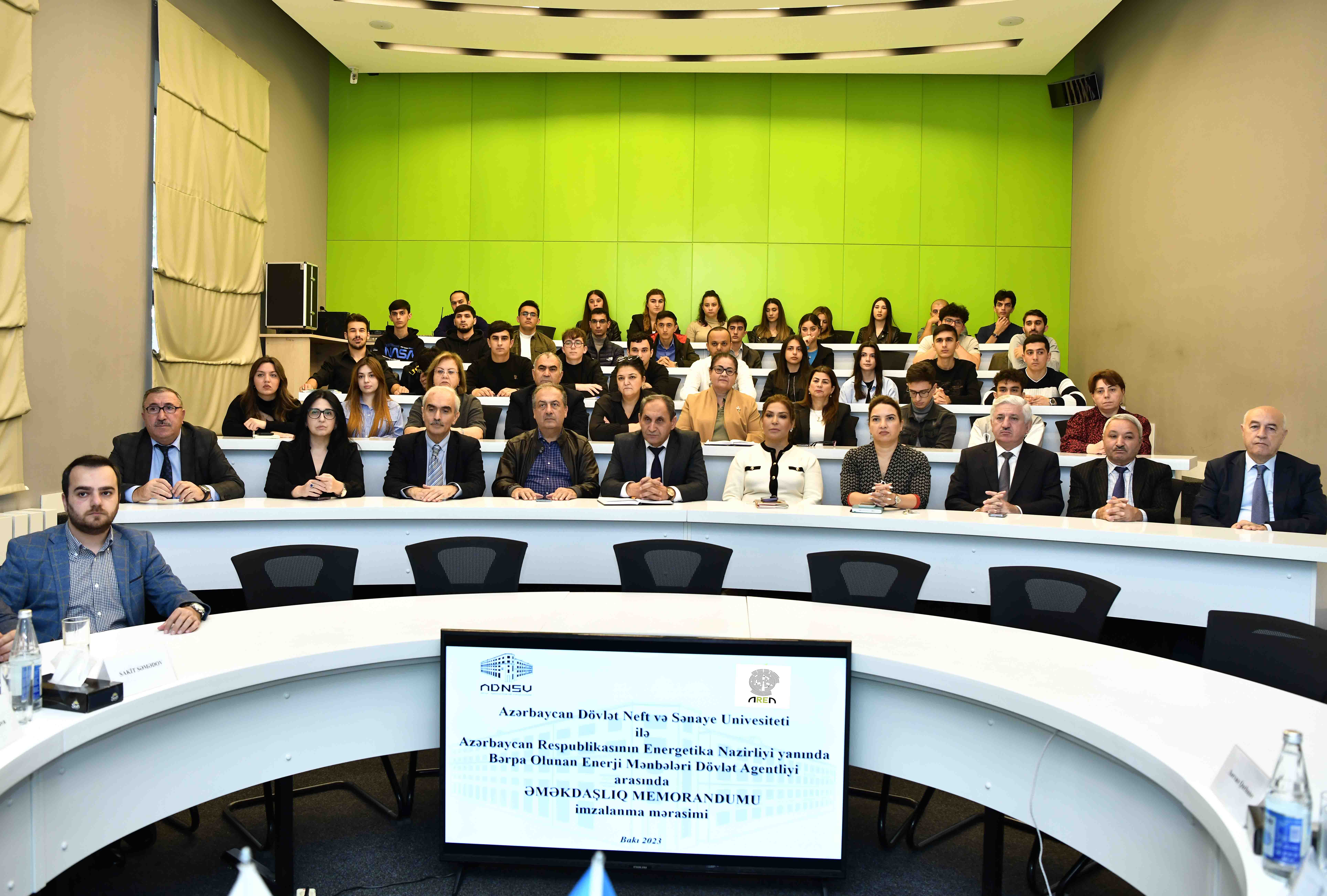 AREA ilə ADNSU arasında Əməkdaşlıq Memorandumu imzalanıb