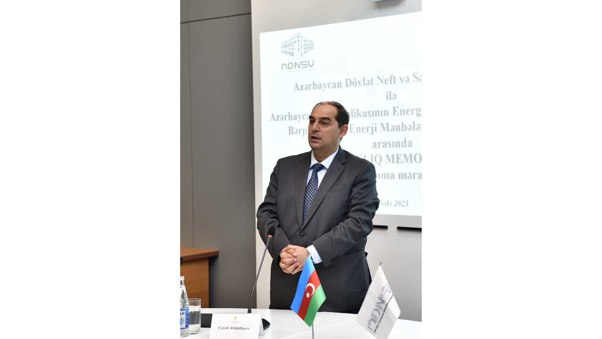 AREA ilə ADNSU arasında Əməkdaşlıq Memorandumu imzalanıb